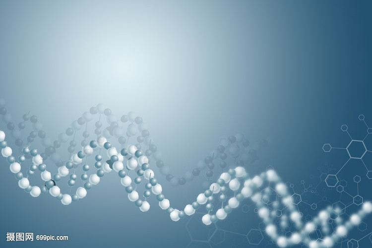 化學分子科技背景